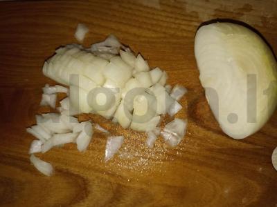 Žirnių sriuba su rūkytais mėsos produktais Žingsnis 4