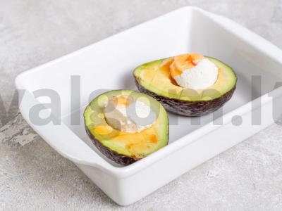 Avokadas su varškės sūriu Žingsnis 2