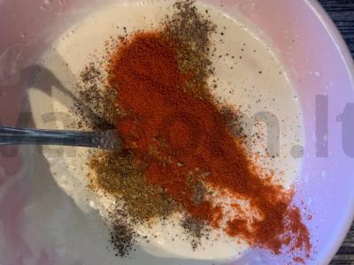 Salotas su originaliu Cezario padažu Žingsnis 5