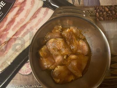 Vištienos šašlykas su bekonu Žingsnis 7