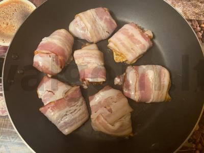 Vištienos šašlykas su bekonu Žingsnis 9