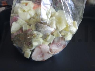 Skumbrė su daržovėmis orkaitėje Žingsnis 2