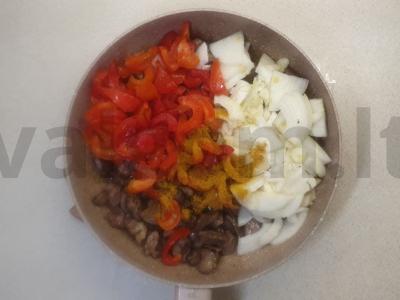 Vištienos vidaus organai kokosų piene Žingsnis 3