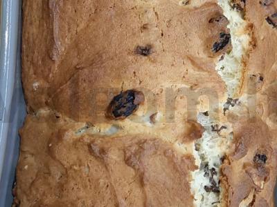 Keksas su riešutais ir razinomis Žingsnis 8