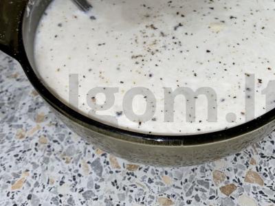 Padažas „Grybų beprotybė“ Žingsnis 8