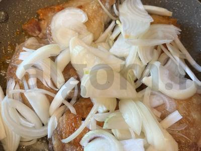 Vištienos šlaunelės su padažu Žingsnis 4