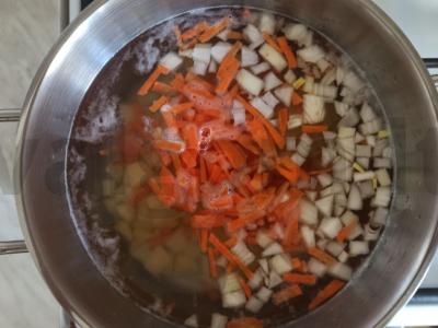 Naudingas sriuba su lęšiais Žingsnis 2