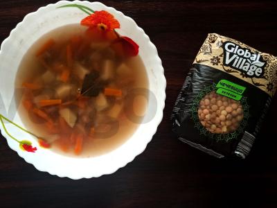 Naudingas sriuba su lęšiais pagrindine nuotrauka