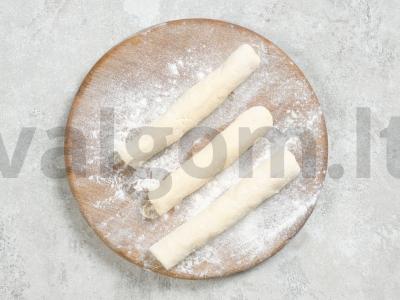 Paprasti ir greiti tingūs virtinukai su varške Žingsnis 4