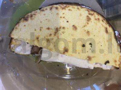 Tortilija su bekonu ir graikišku jogurtu Žingsnis 10