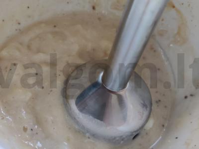 Saldus bulvių sriuba su tirpintu pienu ir prieskoniais Žingsnis 8