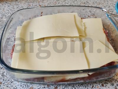 Lazanija su grybais Žingsnis 6