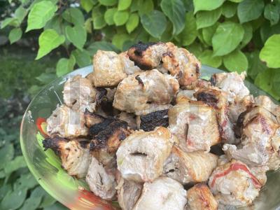 Šašlykas iš kiaulienos, marinuotos actu pagrindine nuotrauka