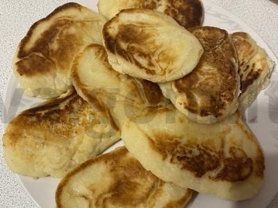 Purūs varškėčiai su šokoladiniu kremu Žingsnis 7