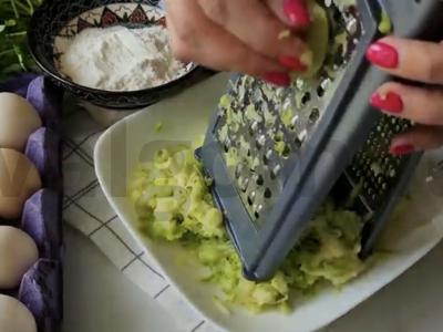 Įdaryti cukinijų žiedai Žingsnis 1