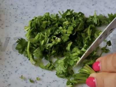 Įdaryti cukinijų žiedai Žingsnis 2