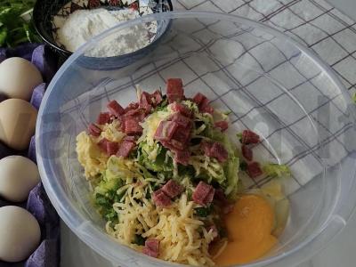 Įdaryti cukinijų žiedai Žingsnis 3