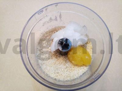 Sotūs urbeč iš anakardžių su medumi ir kokosų aliejumi Žingsnis 2