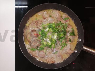 Aštrus kalakutienos kepenėlių patiekalas indonezietiškai Žingsnis 3