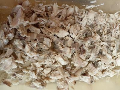 Salotas „Leidi“ su vištienos filė ir grietine Žingsnis 1