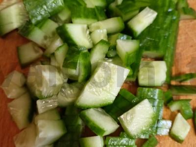 Salotas „Leidi“ su vištienos filė ir grietine Žingsnis 2