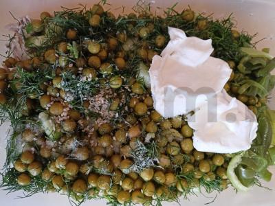 Salotas „Leidi“ su vištienos filė ir grietine Žingsnis 5