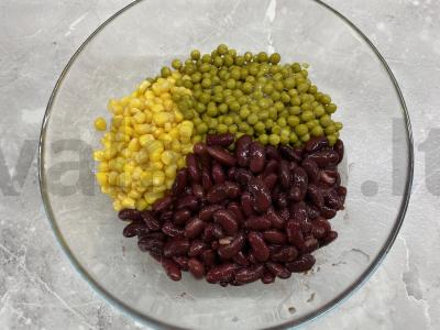 Salotas „Tris bankos“ per 5 minutes Žingsnis 1