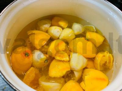 Citrinų limonadas „Greipfrutų“ Žingsnis 8