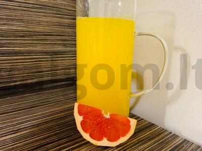 Citrinų limonadas „Greipfrutų“ pagrindine nuotrauka