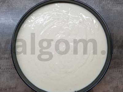 Ryškus sūrio pyragas su vyšnių glajumi Žingsnis 2