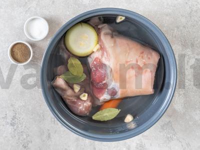 Šaltiena greitpuodyje Žingsnis 2