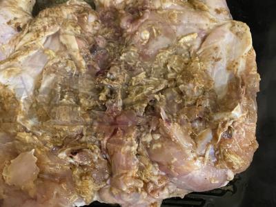 Vištiena tabaka su prieskoniais ir žolelėmis Žingsnis 2