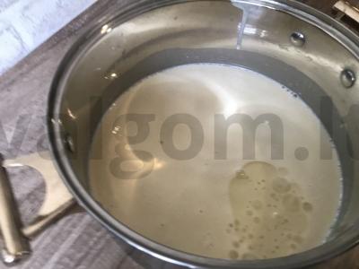 Švelnūs blynai su mėsos įdaru Žingsnis 3