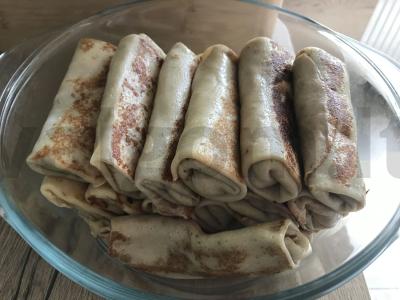 Švelnūs blynai su mėsos įdaru Žingsnis 14