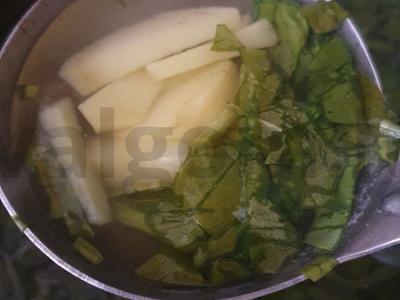 Špinatų sriuba su kalakutiena Žingsnis 6