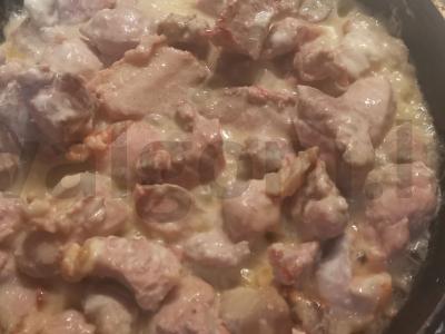 Švelni kiauliena grietinėje Žingsnis 2