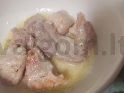 Švelni kiauliena grietinėje Žingsnis 4