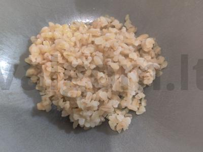 Salotos su bulguru ir antis žarnomis Žingsnis 3