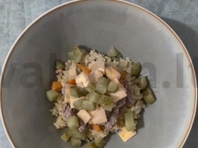 Salotos su bulguru ir antis žarnomis Žingsnis 6