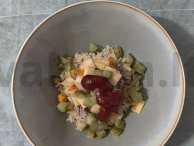 Salotos su bulguru ir antis žarnomis Žingsnis 7