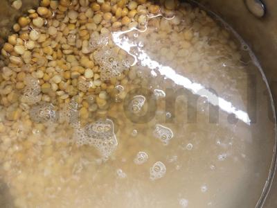 Žirnių sriuba su naminiu sausainiu Žingsnis 1