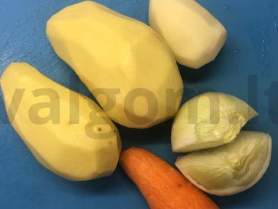 Žirnių sriuba su naminiu sausainiu Žingsnis 2