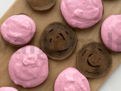 Šokoladiniai sausainiai-sandvičiai Žingsnis 6