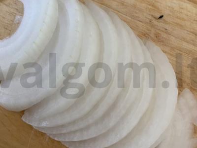 Šviežiai užšaldytos skumbrės žuvienė Žingsnis 3