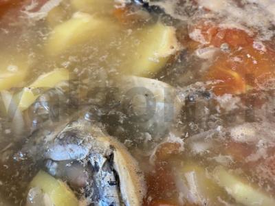 Šviežiai užšaldytos skumbrės žuvienė Žingsnis 6