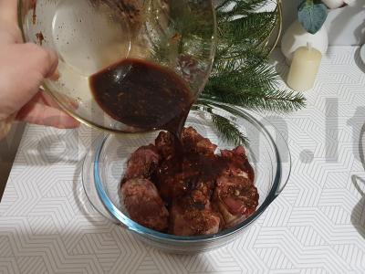 Kepta kalakutų kaklas Žingsnis 3