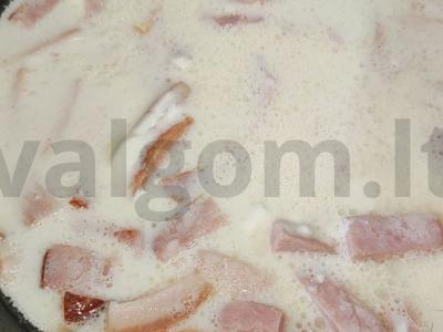 Karbona su virtomis-rūkyta šonine Žingsnis 3