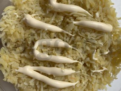 Salotas „Mimoza“ su silpnai sūdyta lašiša Žingsnis 3