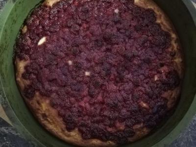 Pieninis pyragas su braškėmis Žingsnis 4