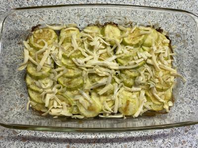 Kepti cukinijos su majonezo-česnako padažu ir sūriu Žingsnis 4